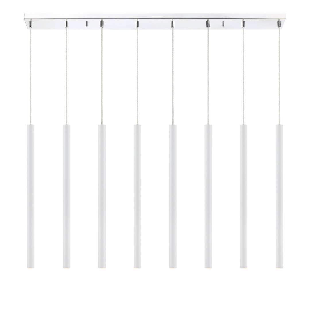 Z-Lite Forest 917MP24-WH-LED-8LCH Pendant Light - Chrome