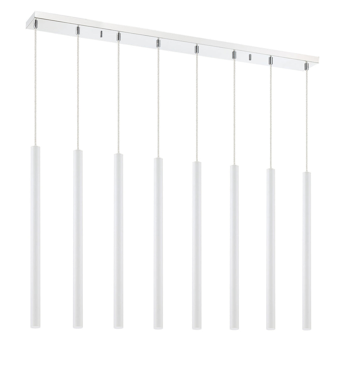Z-Lite Forest 917MP24-WH-LED-8LCH Pendant Light - Chrome
