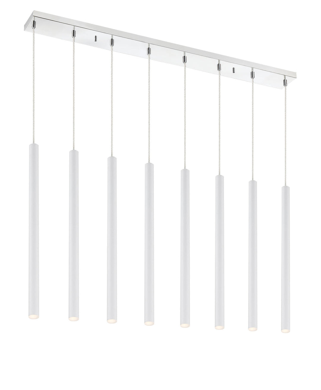 Z-Lite Forest 917MP24-WH-LED-8LCH Pendant Light - Chrome