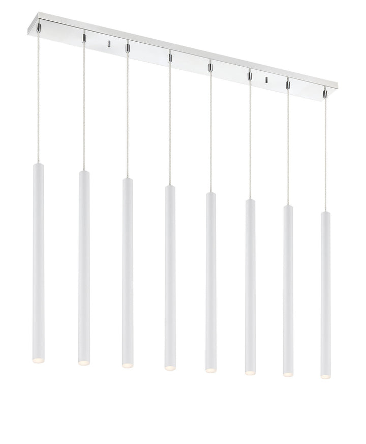 Z-Lite Forest 917MP24-WH-LED-8LCH Pendant Light - Chrome