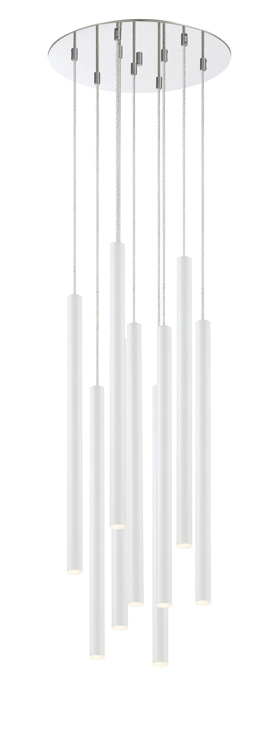 Z-Lite Forest 917MP24-WH-LED-9RCH Chandelier Light - Chrome