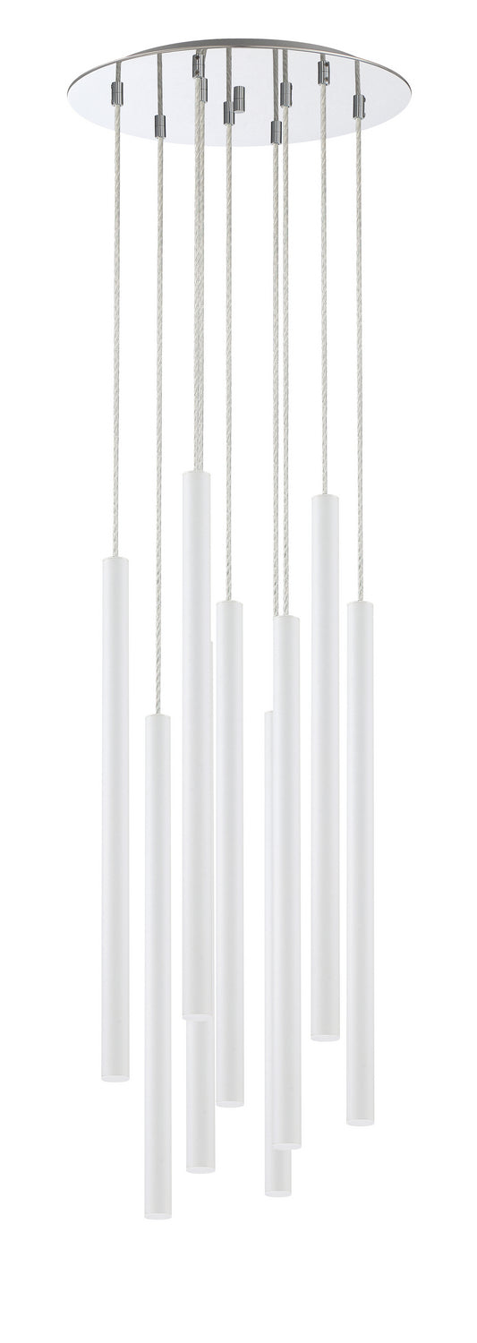 Z-Lite Forest 917MP24-WH-LED-9RCH Chandelier Light - Chrome