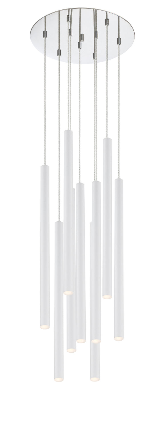 Z-Lite Forest 917MP24-WH-LED-9RCH Chandelier Light - Chrome