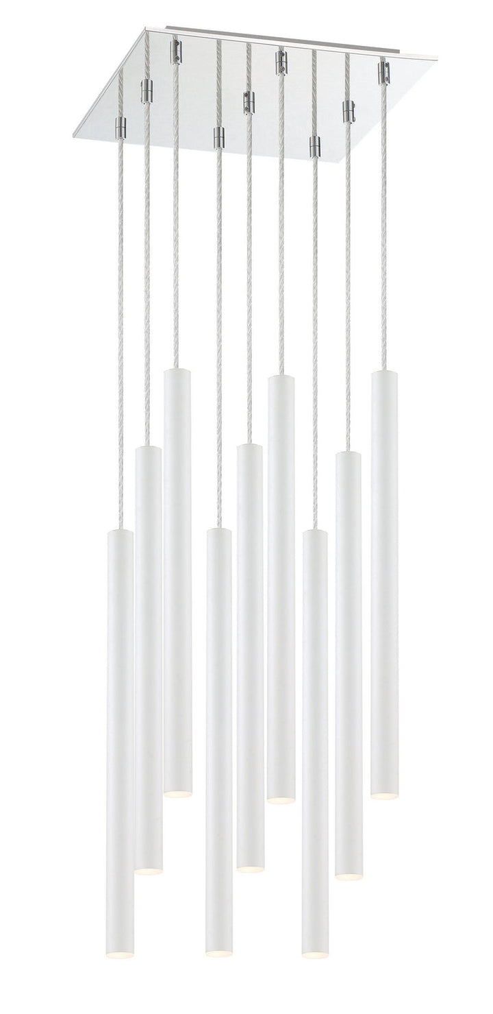 Z-Lite Forest 917MP24-WH-LED-9SCH Chandelier Light - Chrome