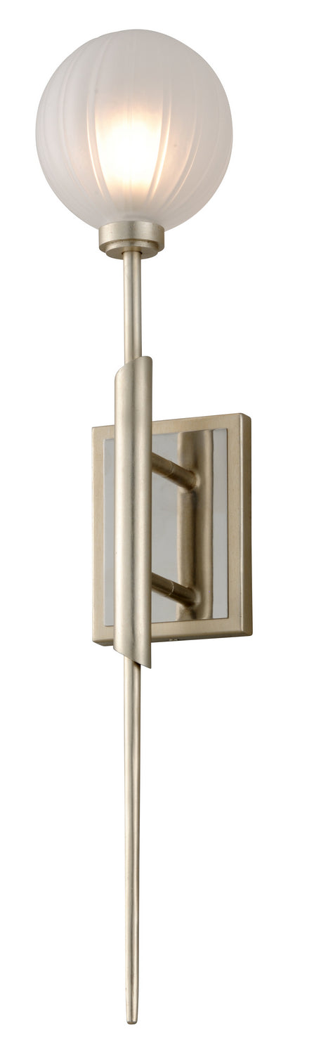 Corbett Tempest 263-11 Wall Sconce Light - Satin Silver Leaf