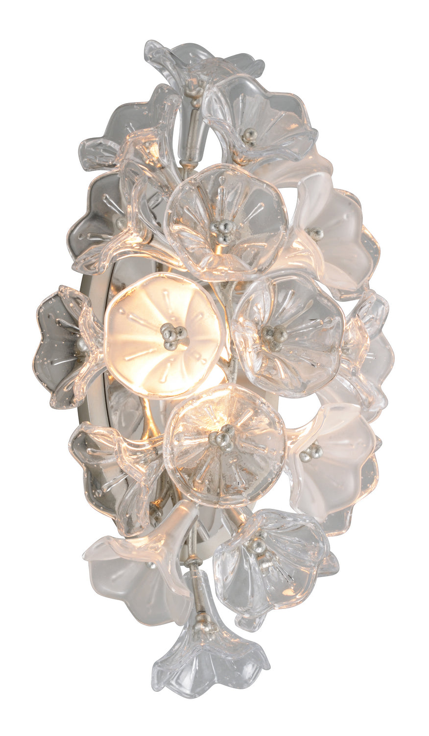 Corbett Jasmine 269-11-SL Wall Sconce Light - Silver Leaf