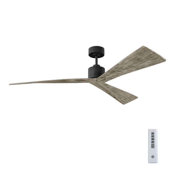 Visual Comfort Fan Adler 60 3ADR60AGP Ceiling Fan - Aged Pewter, Light Grey Weathered Oak/Light Grey Weathered Oak/