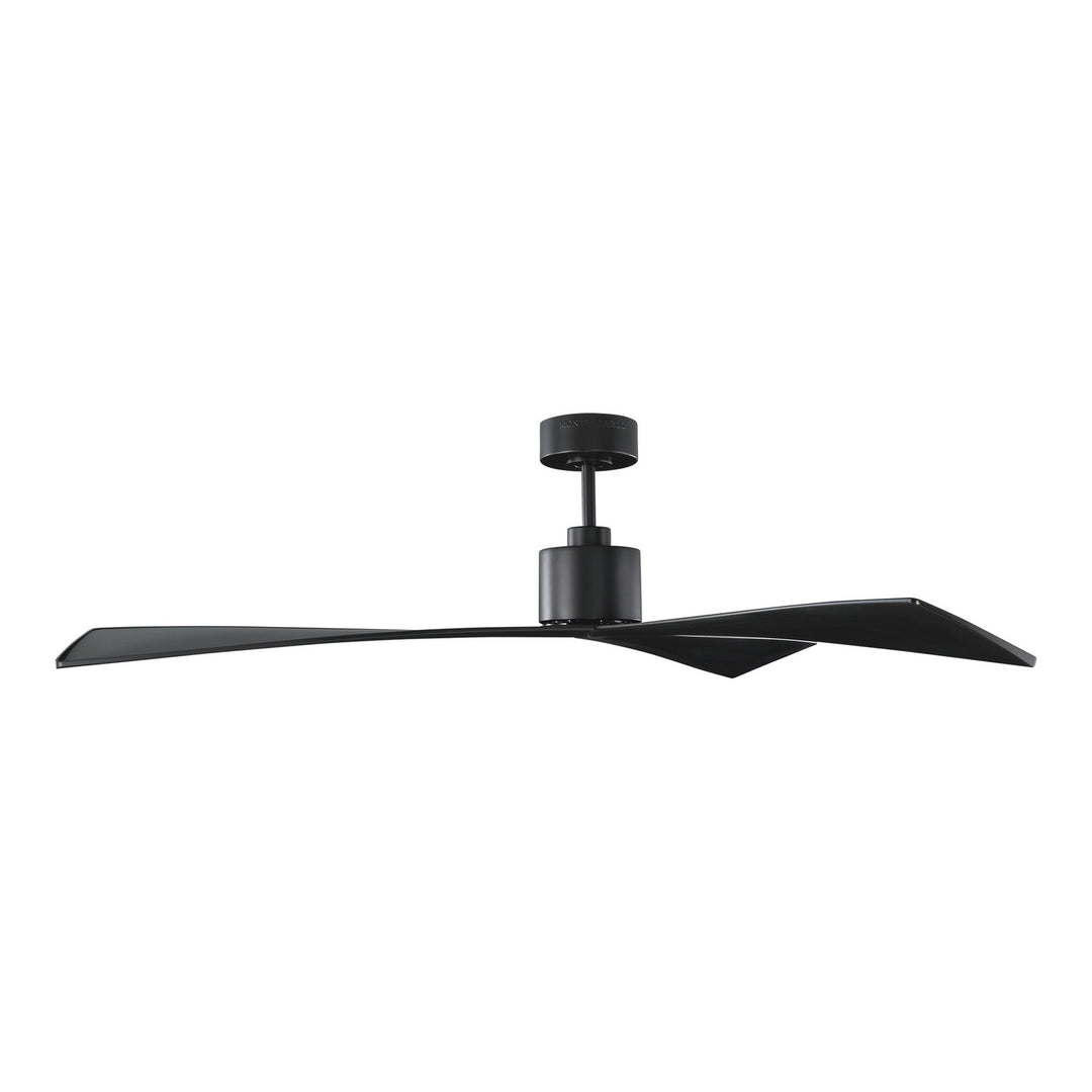 Visual Comfort Fan Adler 60 3ADR60BKBK Ceiling Fan - Matte Black, Matte Black/Matte Black/