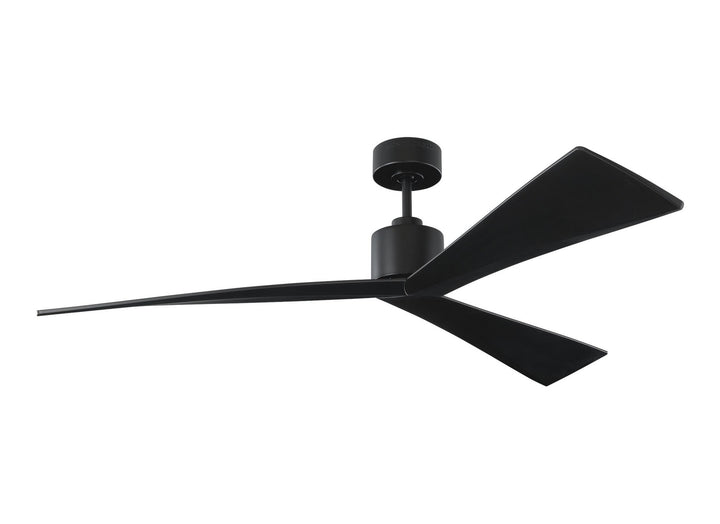 Visual Comfort Fan Adler 60 3ADR60BKBK Ceiling Fan - Matte Black, Matte Black/Matte Black/