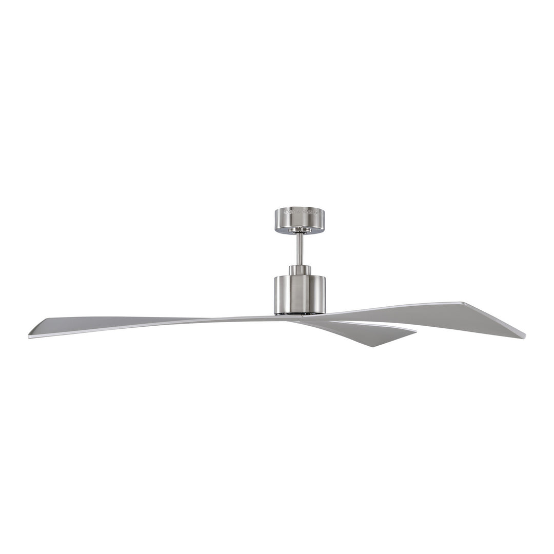 Visual Comfort Fan Adler 60 3ADR60BS Ceiling Fan - Brushed Steel, Silver ABS/Silver ABS/