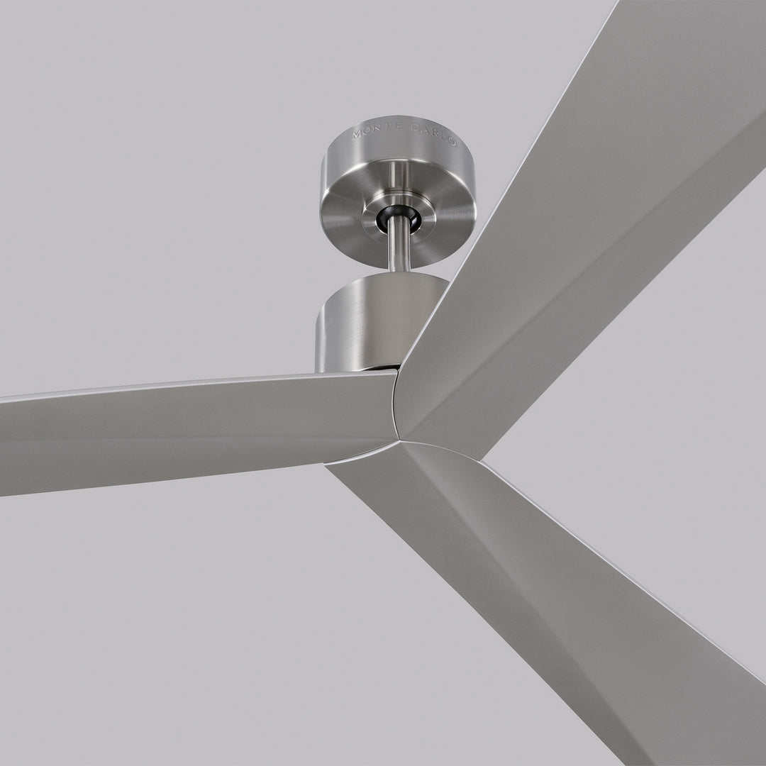 Visual Comfort Fan Adler 60 3ADR60BS Ceiling Fan - Brushed Steel, Silver ABS/Silver ABS/