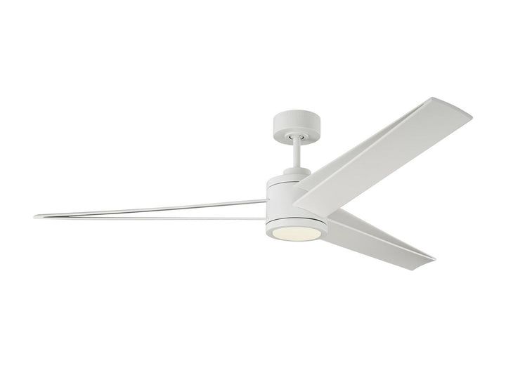 Visual Comfort Fan Armstrong 60 3AMR60RZWD Ceiling Fan - Matte White, Matte White ABS/Matte White ABS/