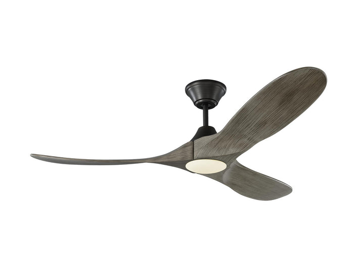 Visual Comfort Fan Maverick 52 LED 3MAVR52AGPD Ceiling Fan - Aged Pewter, Light Grey Weathered Oak/Light Grey Weathered Oak/