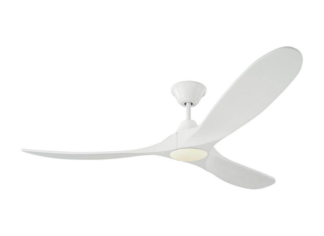 Visual Comfort Fan Maverick 60 LED 3MAVR60RZWD Ceiling Fan - Matte White, Matte White/Matte White/