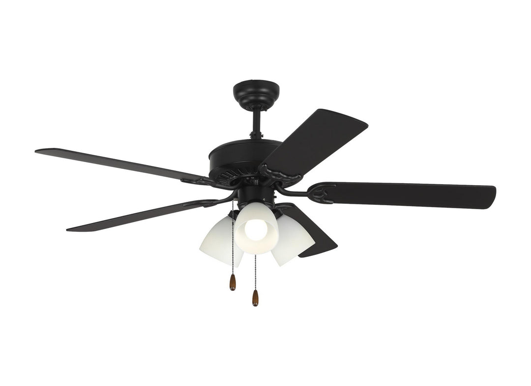 Visual Comfort Fan Haven 52 LED 3 5HV52BKF Ceiling Fan - Matte Black, Matte Black/Matte Black/