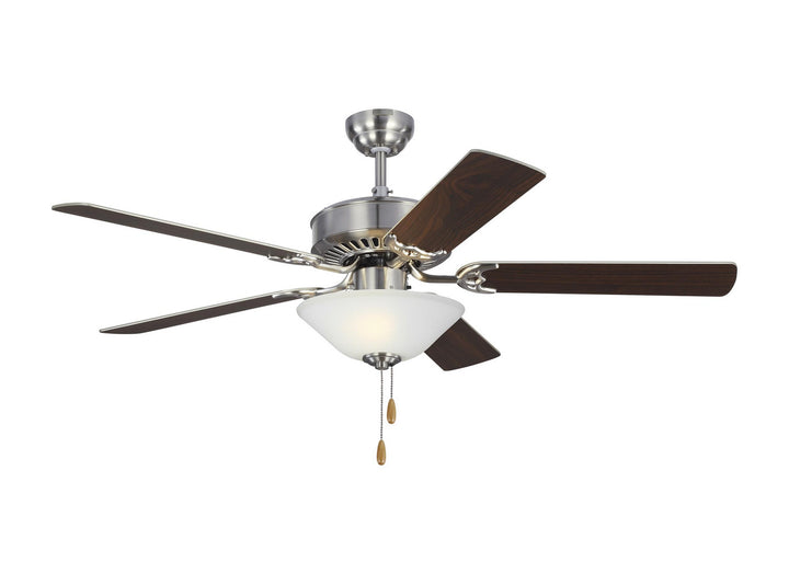 Visual Comfort Fan Haven 52 LED 2 5HV52BSD Ceiling Fan - Brushed Steel, Silver/Silver/