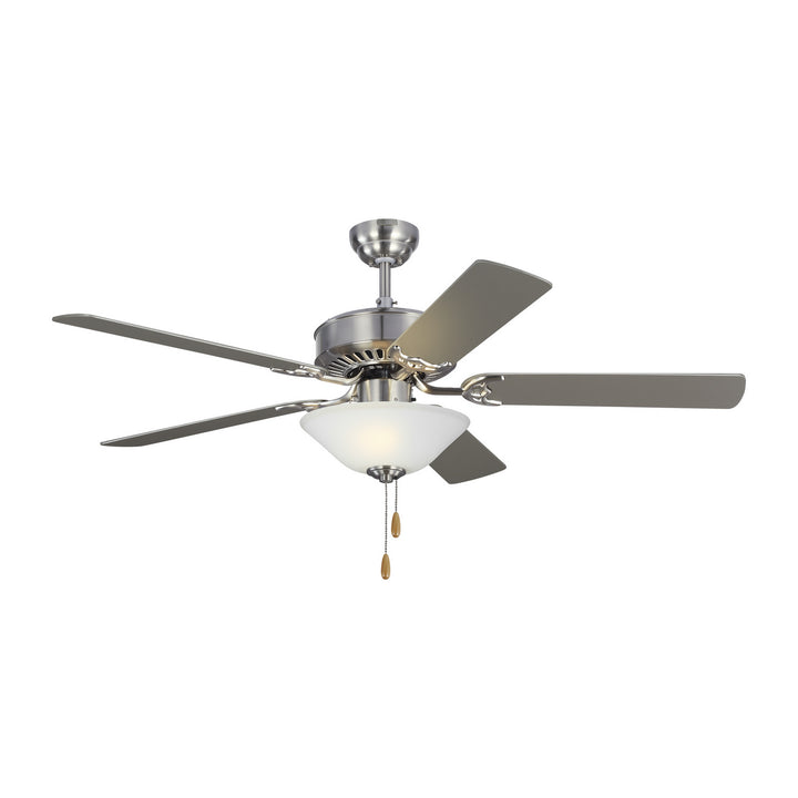 Visual Comfort Fan Haven 52 LED 2 5HV52BSD Ceiling Fan - Brushed Steel, Silver/Silver/