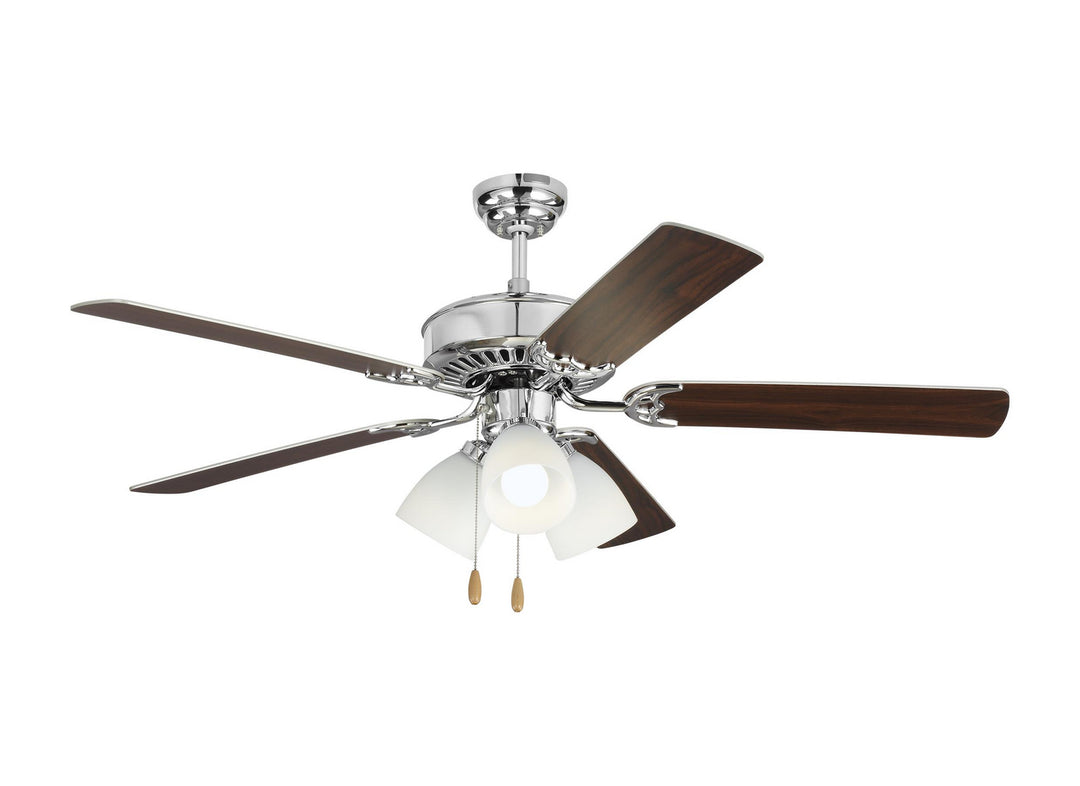 Visual Comfort Fan Haven 52 LED 3 5HV52CHF Ceiling Fan - Chrome, Silver/Silver/