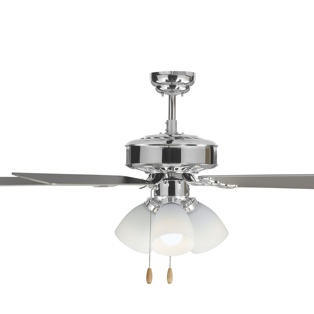 Visual Comfort Fan Haven 52 LED 3 5HV52CHF Ceiling Fan - Chrome, Silver/Silver/