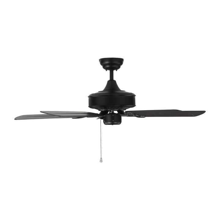 Visual Comfort Fan Haven Outdoor 44 5HVO44BK Ceiling Fan - Matte Black, Black ABS/Black ABS/