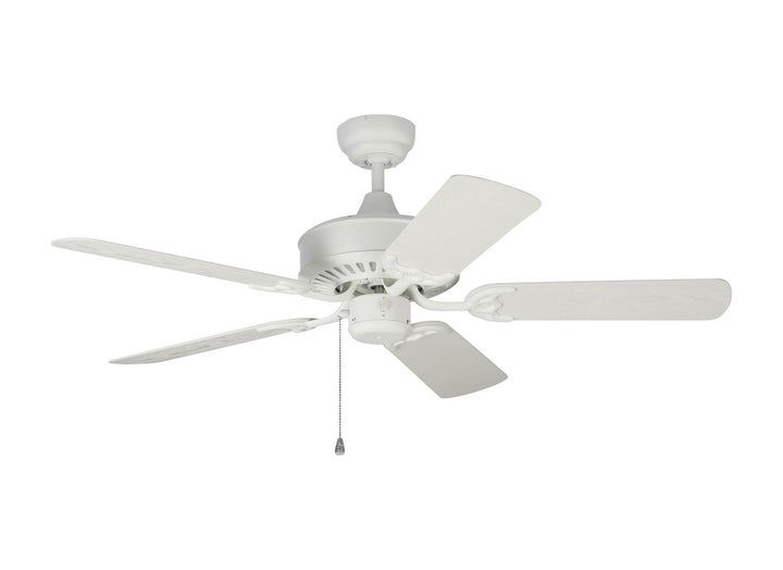 Visual Comfort Fan Haven Outdoor 44 5HVO44RZW Ceiling Fan - Matte White, Matte White ABS/Matte White ABS/