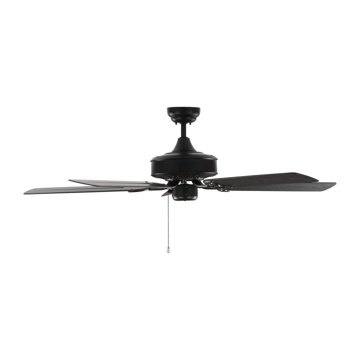 Visual Comfort Fan Haven Outdoor 52 5HVO52BK Ceiling Fan - Matte Black, Black ABS/Black ABS/