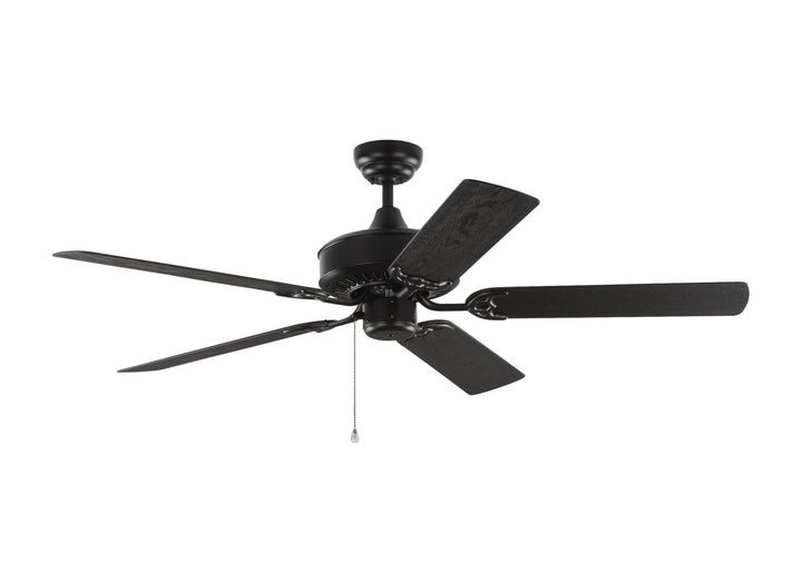 Visual Comfort Fan Haven Outdoor 52 5HVO52BK Ceiling Fan - Matte Black, Black ABS/Black ABS/