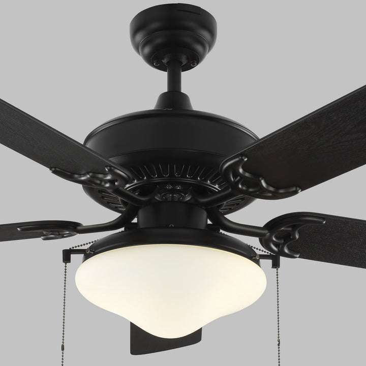 Visual Comfort Fan Haven Outdoor 52 LED 5HVO52BKD Ceiling Fan - Matte Black, Black ABS/Black ABS/