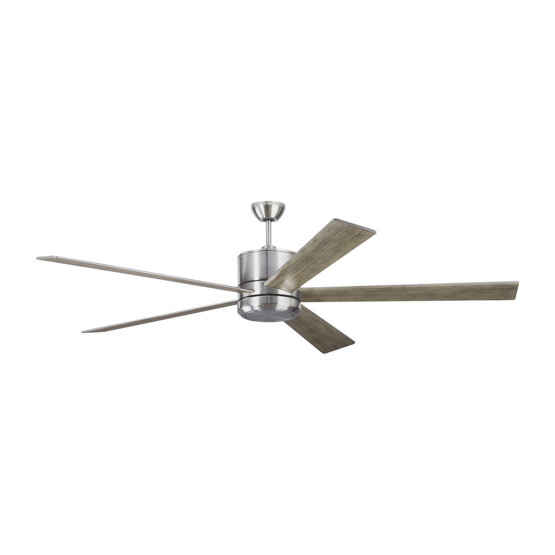 Visual Comfort Fan Vision 72 5VMR72BSD Ceiling Fan - Brushed Steel, Silver/Silver/