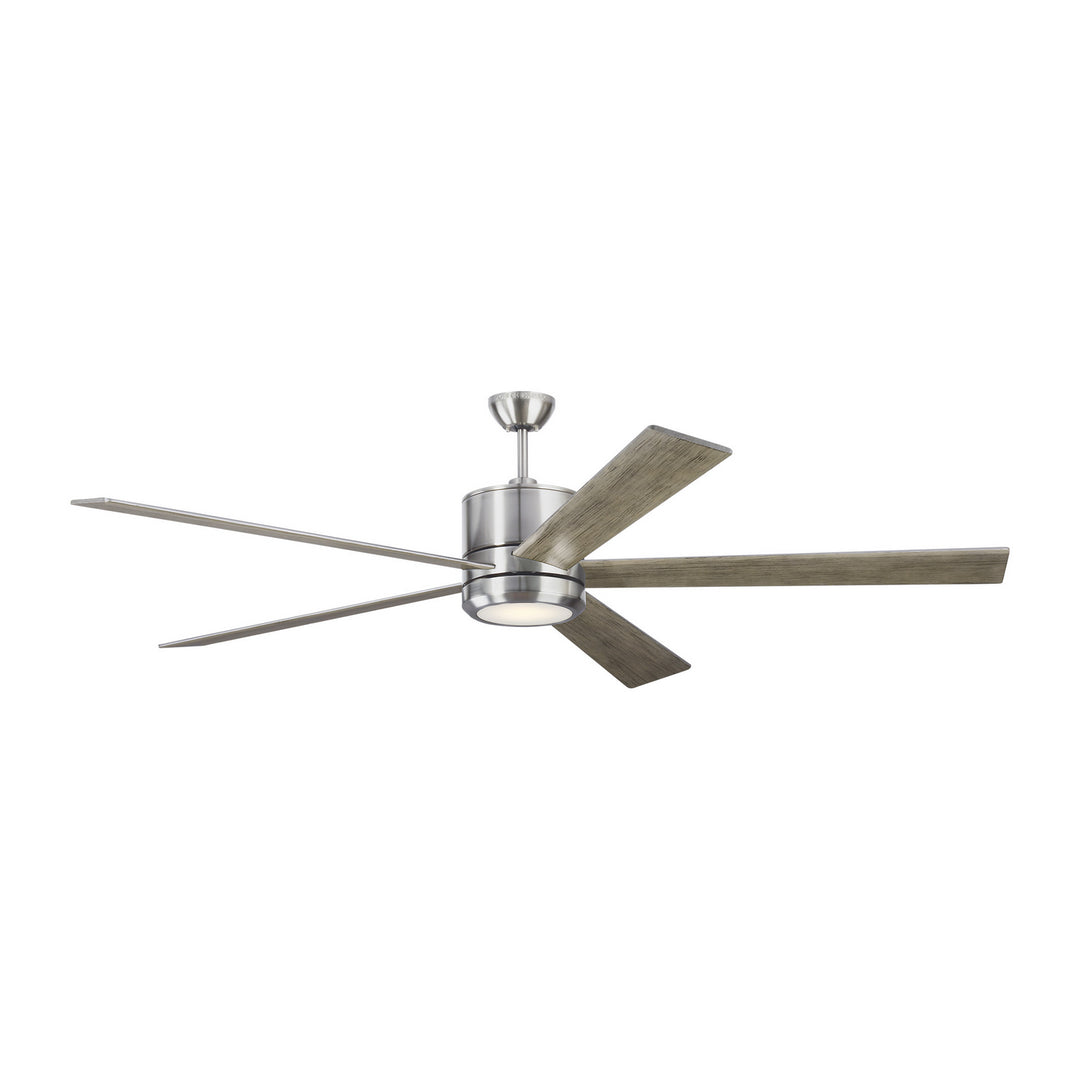 Visual Comfort Fan Vision 72 5VMR72BSD Ceiling Fan - Brushed Steel, Silver/Silver/