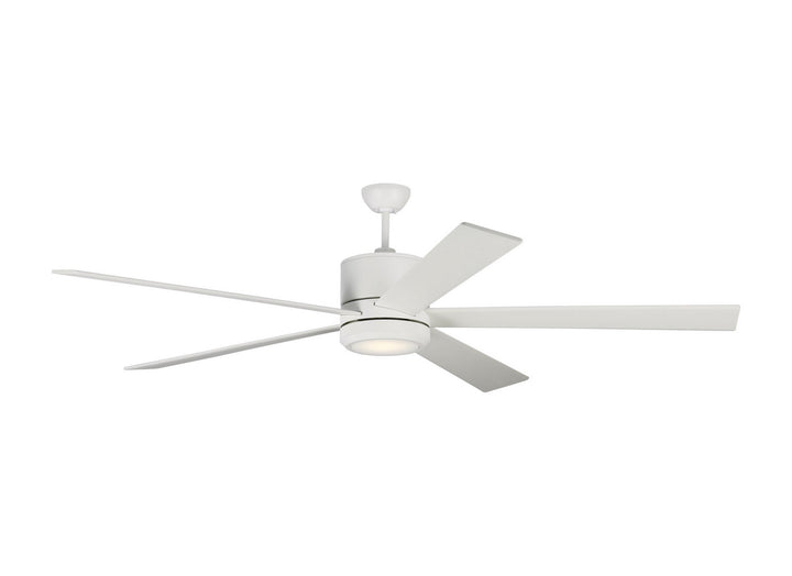 Visual Comfort Fan Vision 72 5VMR72RZWD Ceiling Fan - Matte White, Matte White/Matte White/