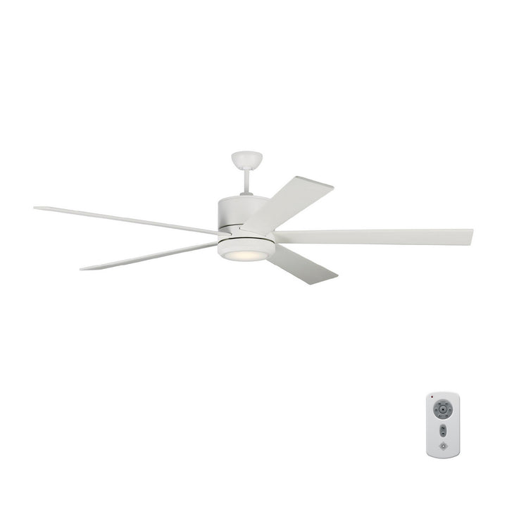 Visual Comfort Fan Vision 72 5VMR72RZWD Ceiling Fan - Matte White, Matte White/Matte White/