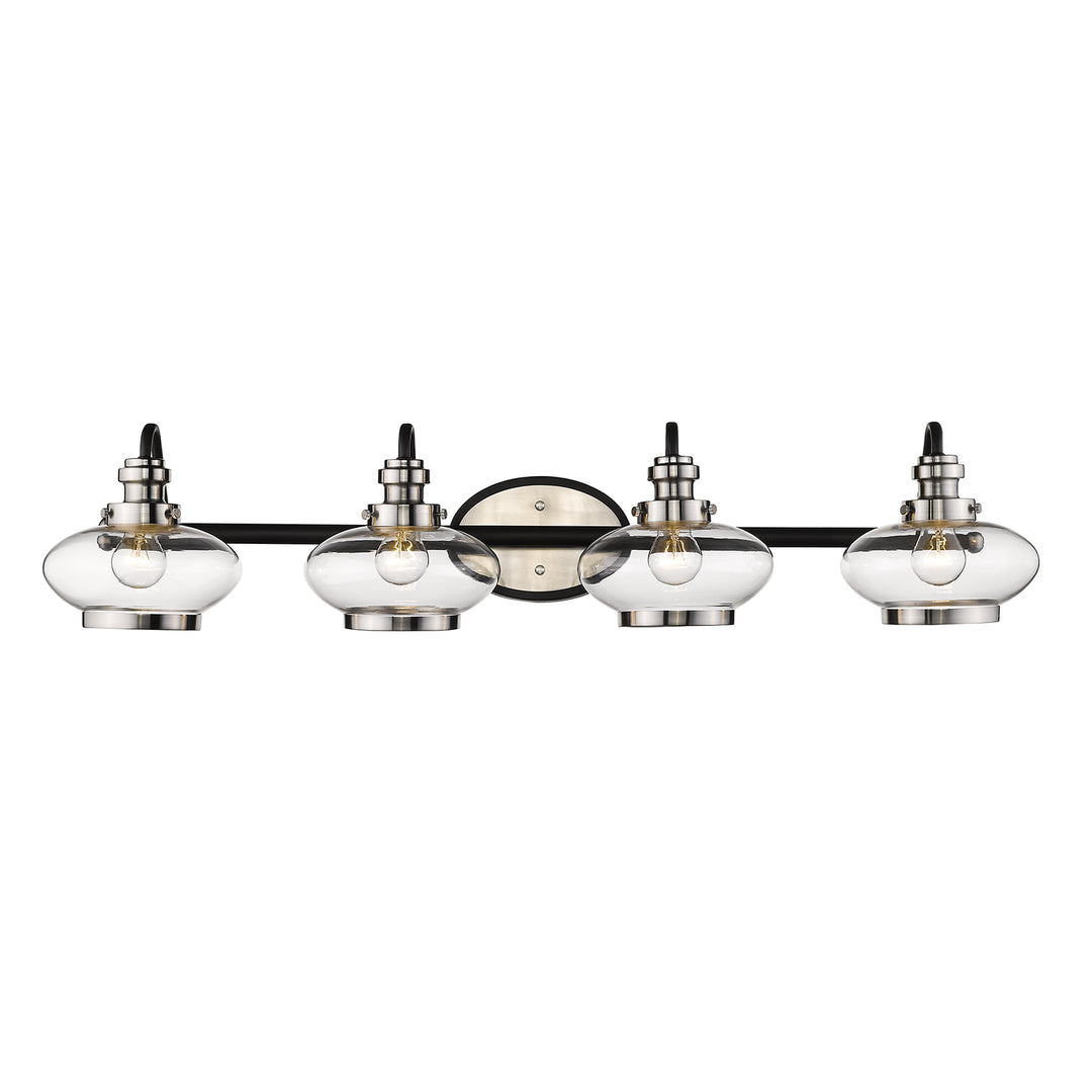 Millennium 1614-MB/SN Bath Vanity Light 39 in. wide - Matte Black/Satin Nickel