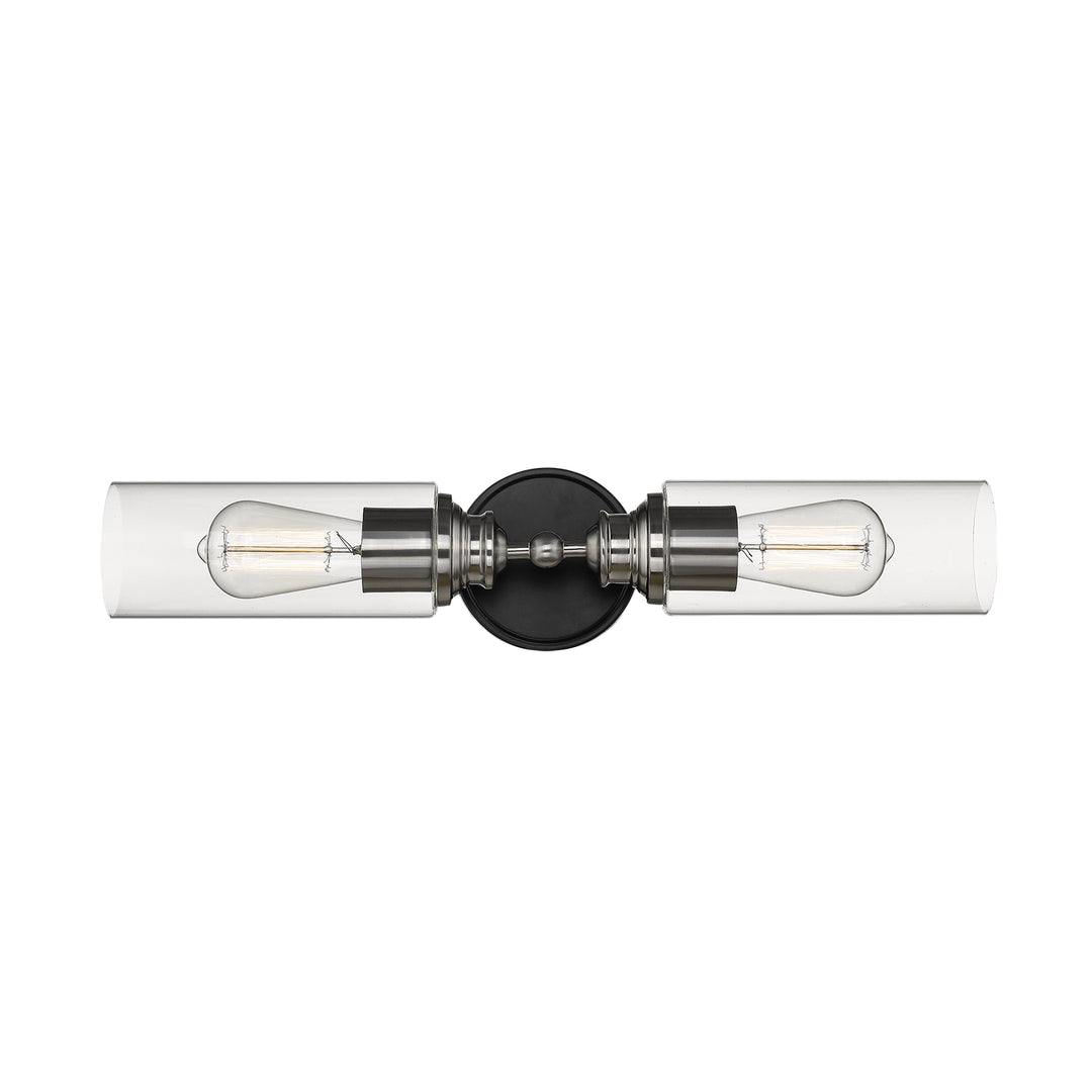 Millennium 2412-MB/BN Bath Vanity Light 24 in. wide - Matte Black/Brushed Nickel