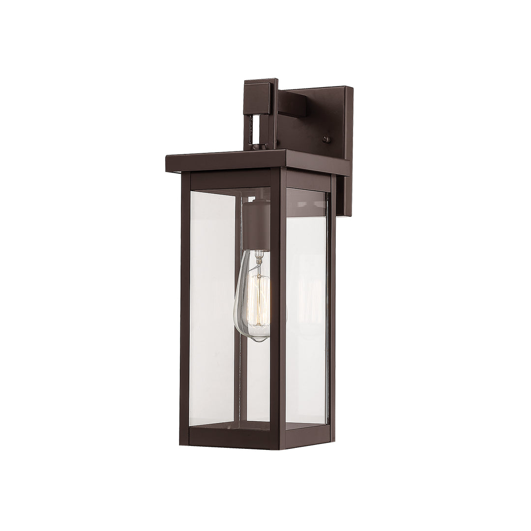 Millennium Lighting 2601-PBZ Barkeley One Light Outdoor Wall Bracket Outdoor Bronze / Dark