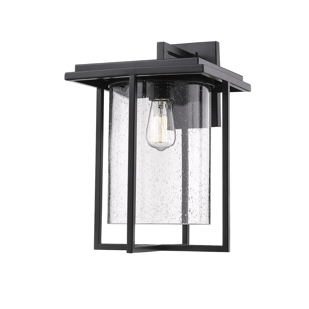 Millennium Lighting 2622-PBK Adair One Light Outdoor Wall Bracket Outdoor Black