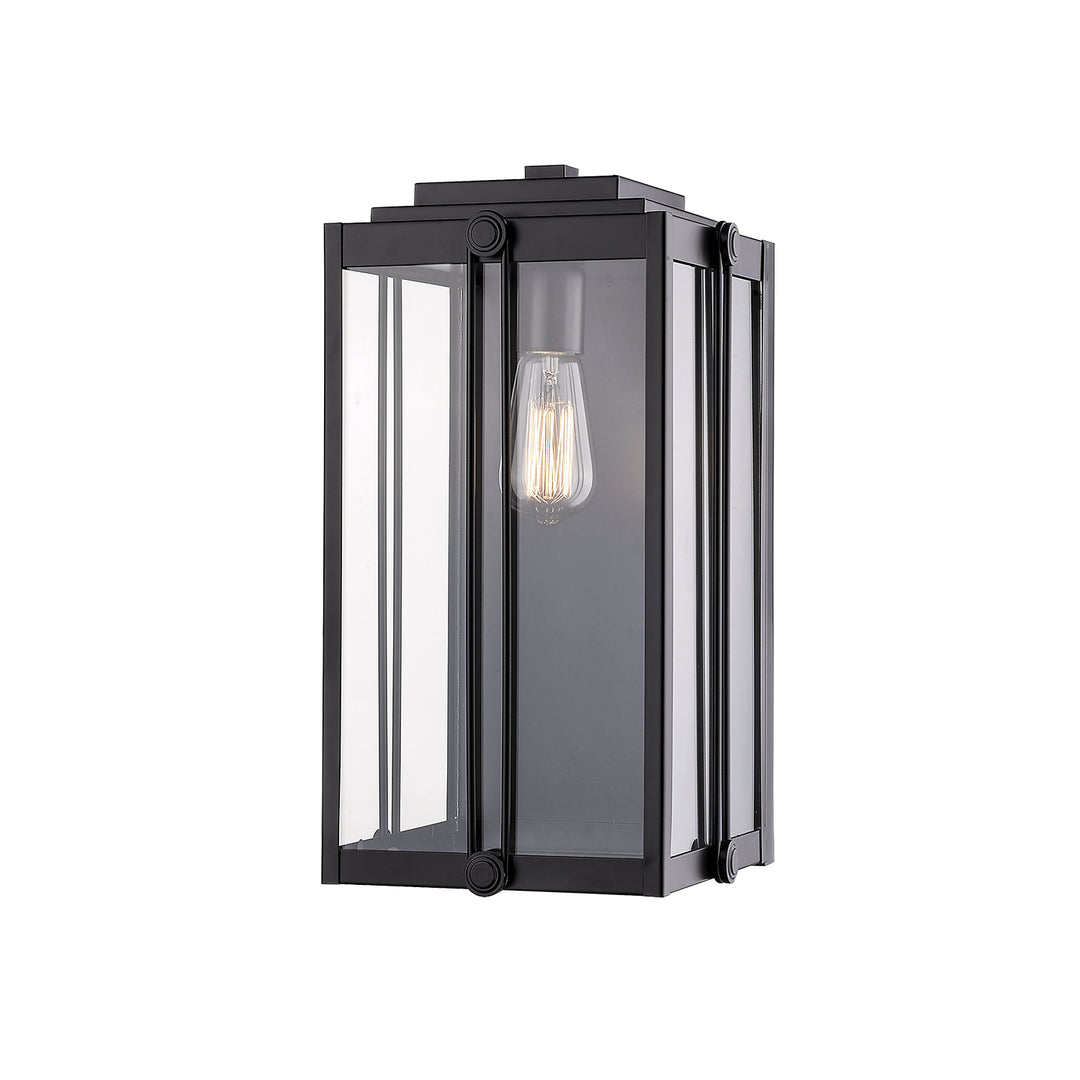 Millennium Lighting 2632-PBK Oakland One Light Outdoor Wall Bracket Outdoor Black