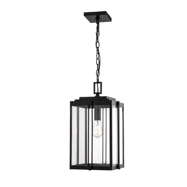 Millennium Lighting 2635-PBK Oakland One Light Outdoor Hanging Lantern Outdoor Black