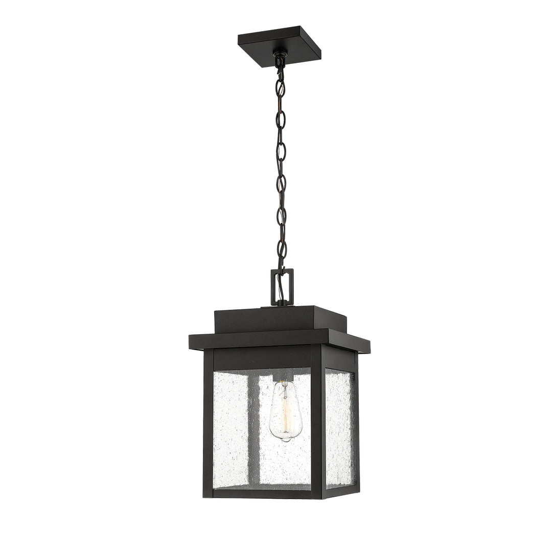 Millennium Lighting 2665-PBK Belle Chasse One Light Outdoor Hanging Lantern Outdoor Black