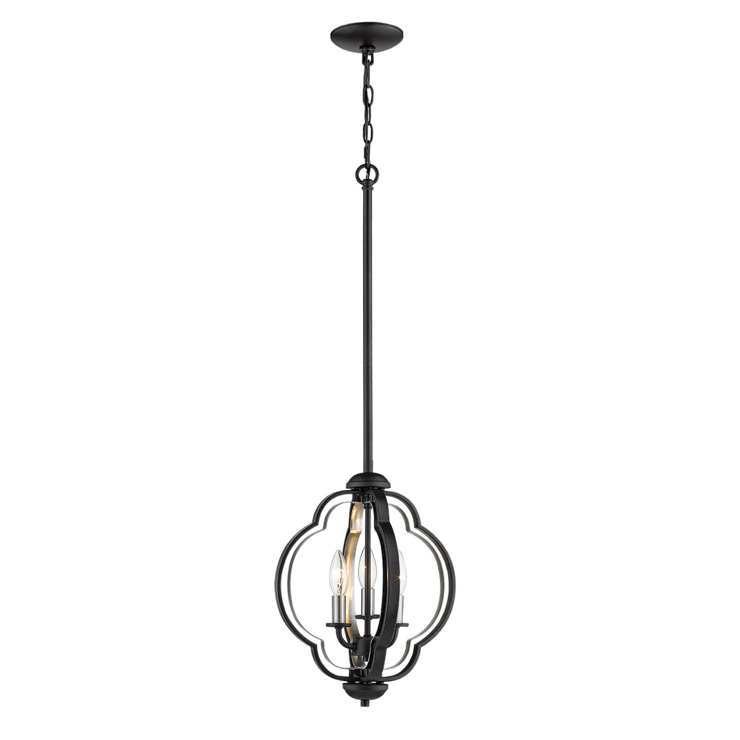 Millennium 3473-MB/BN Chandelier Light - Matte Black/Brushed Nickel