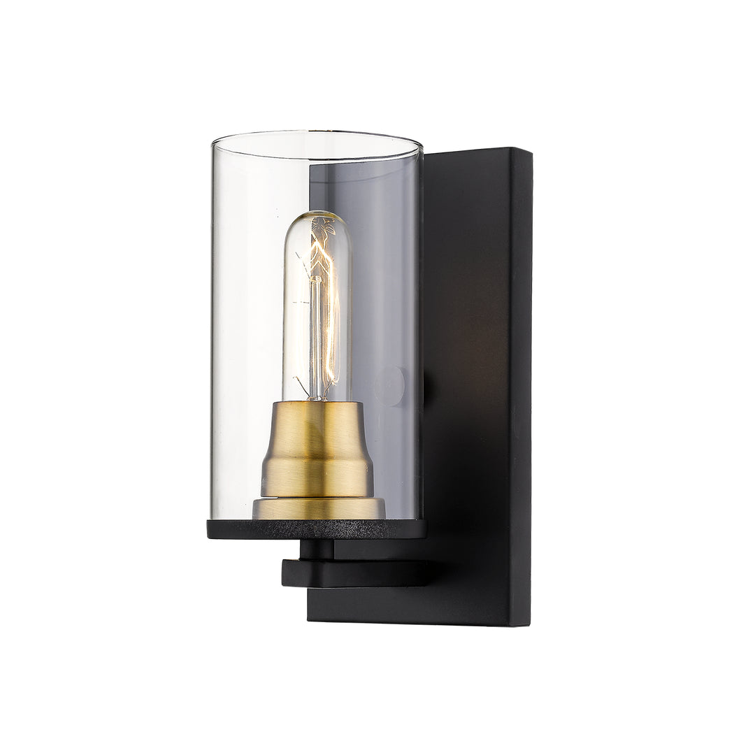 Millennium Pasadena 3491-MB/HBZ Wall Light - Matte Black/Heirloom Bronze