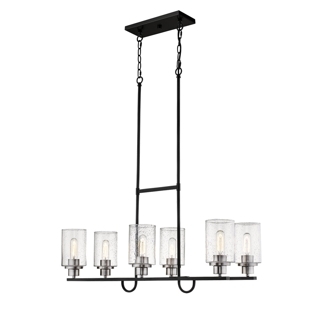 Millennium Clifton 3506-MB/BN Pendant Light - Matte Black/Brushed Nickel