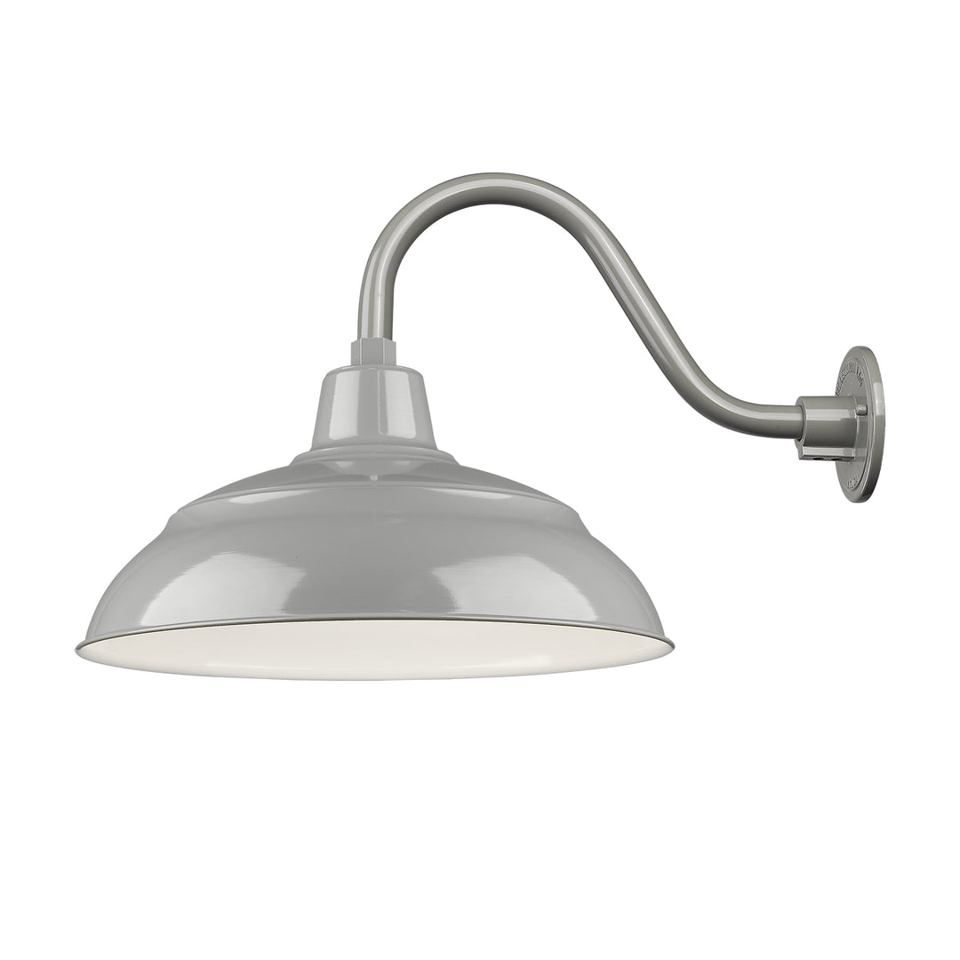 Millennium Lighting RWHS17-GY R Series One Light Pendant Lamp Shade Gray