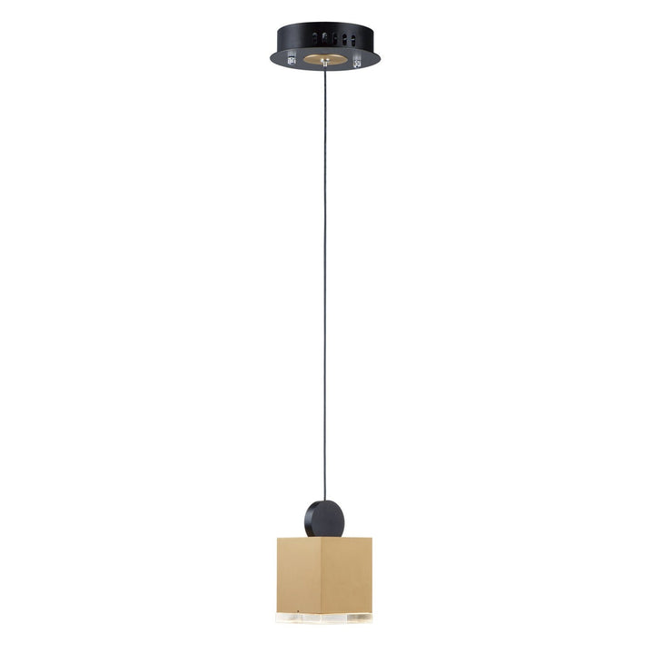 ET2 by Maxim Nob E20860-75BKGLD Pendant Light - Black / Gold