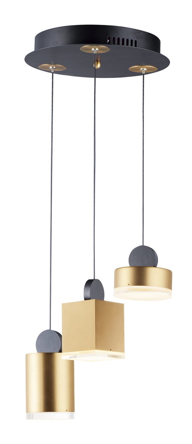 ET2 by Maxim Nob E20863-75BKGLD Pendant Light - Black / Gold