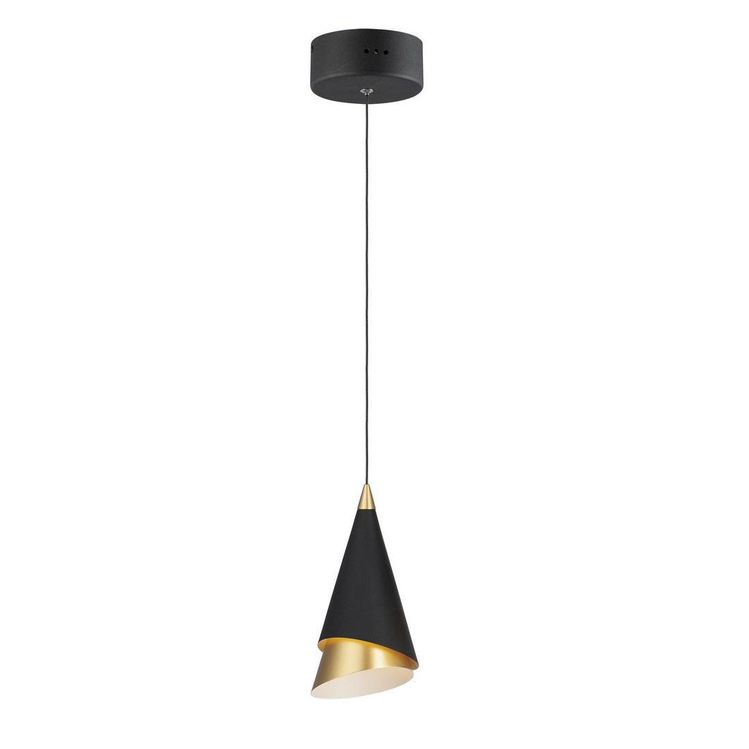 ET2 by Maxim Mermaid E21441-BKMG Pendant Light - Black / Metallic Gold