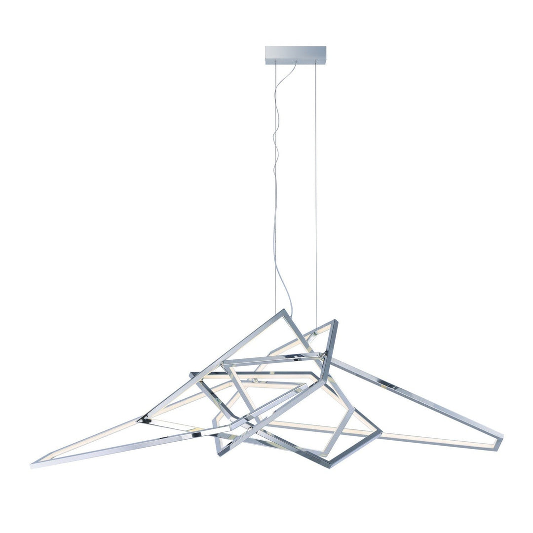 ET2 by Maxim Trapezoid E22679-PC Chandelier Light - Polished Chrome