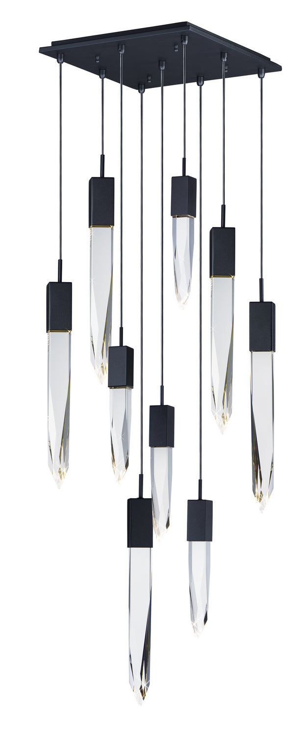 ET2 by Maxim Quartz E31246-20BK Chandelier Light - Black