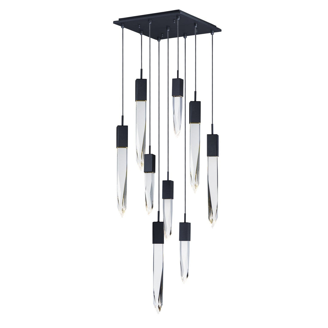 ET2 by Maxim Quartz E31246-20BK Chandelier Light - Black