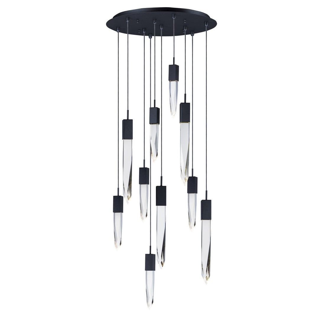 ET2 by Maxim Quartz E31247-20BK Chandelier Light - Black